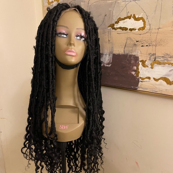 30” Butterfly Faux Loc Braided Wig